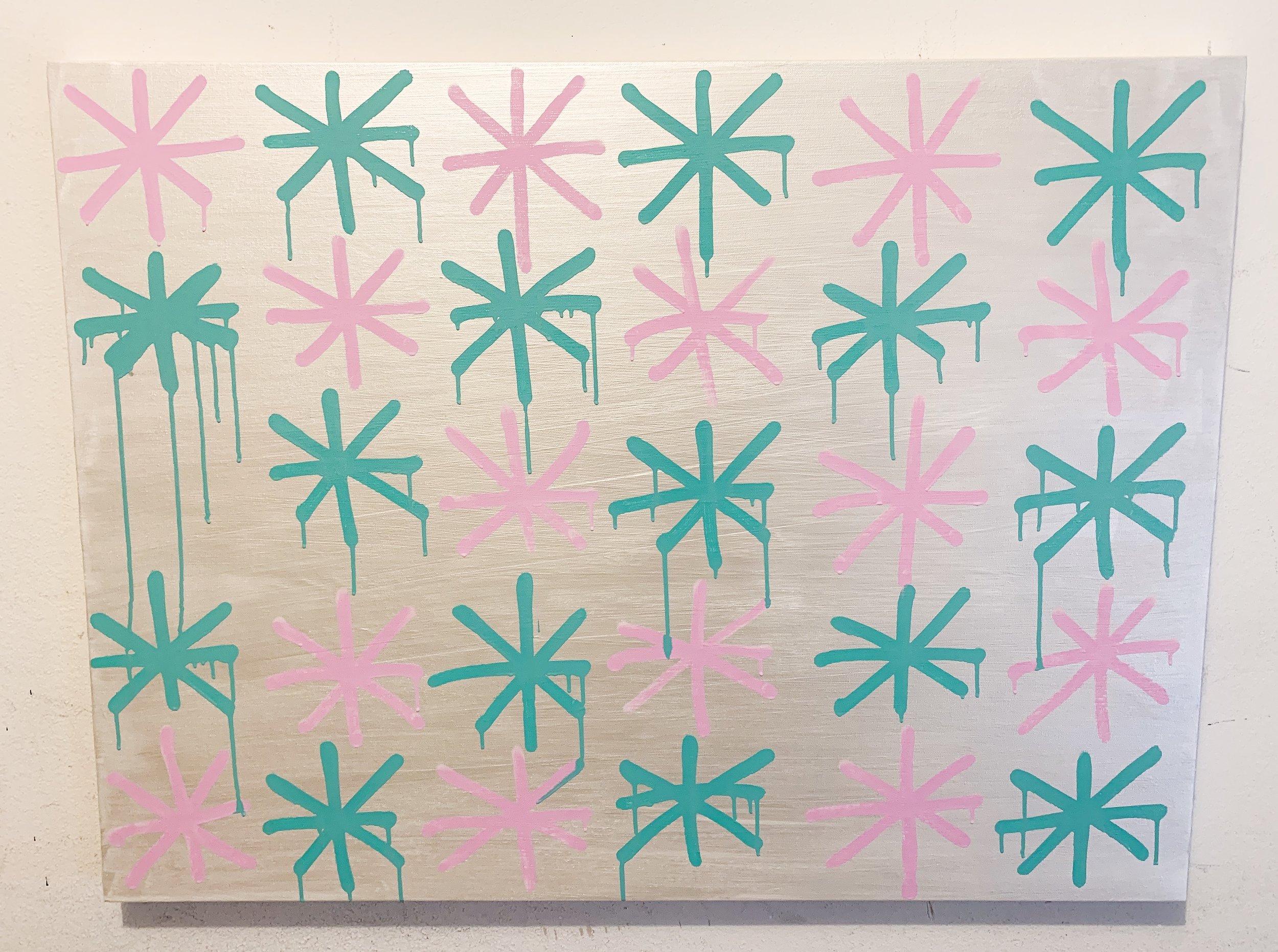 2019 - 30x40 - krink/acrylic on canvas - SOLD