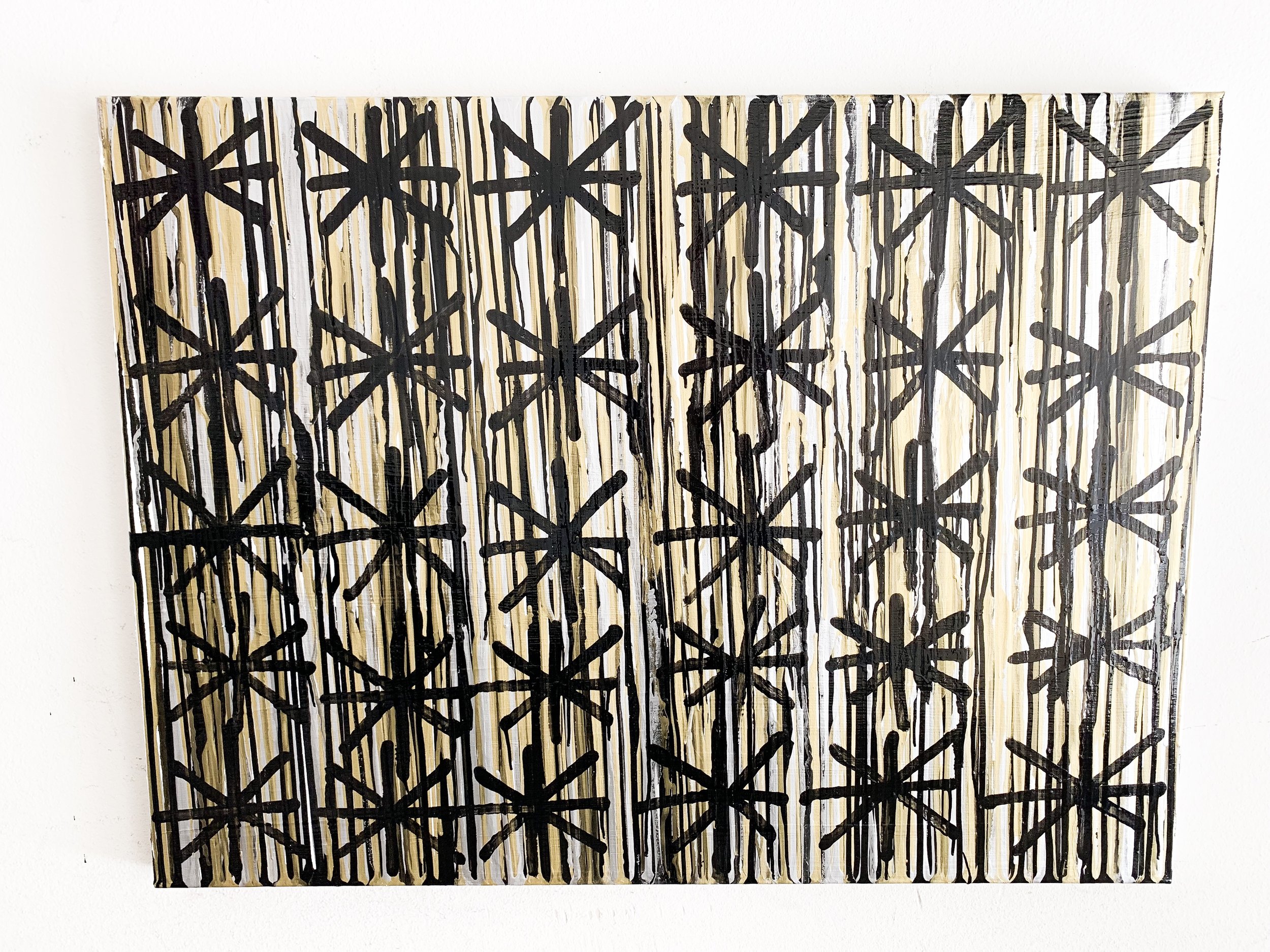 2019 - 30x40 - krink/acrylic on canvas