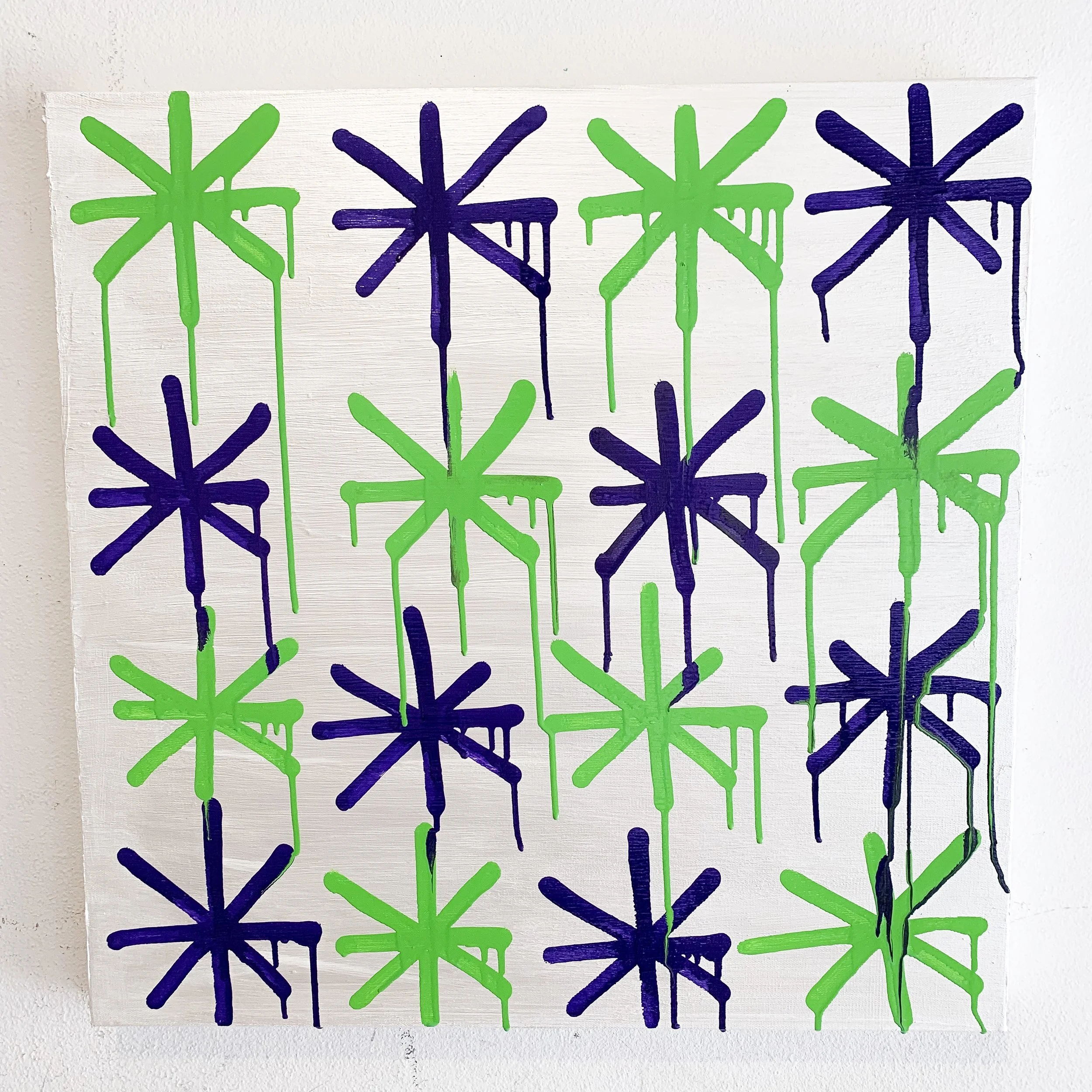 2019 - 24x24 - krink/acrylic on canvas