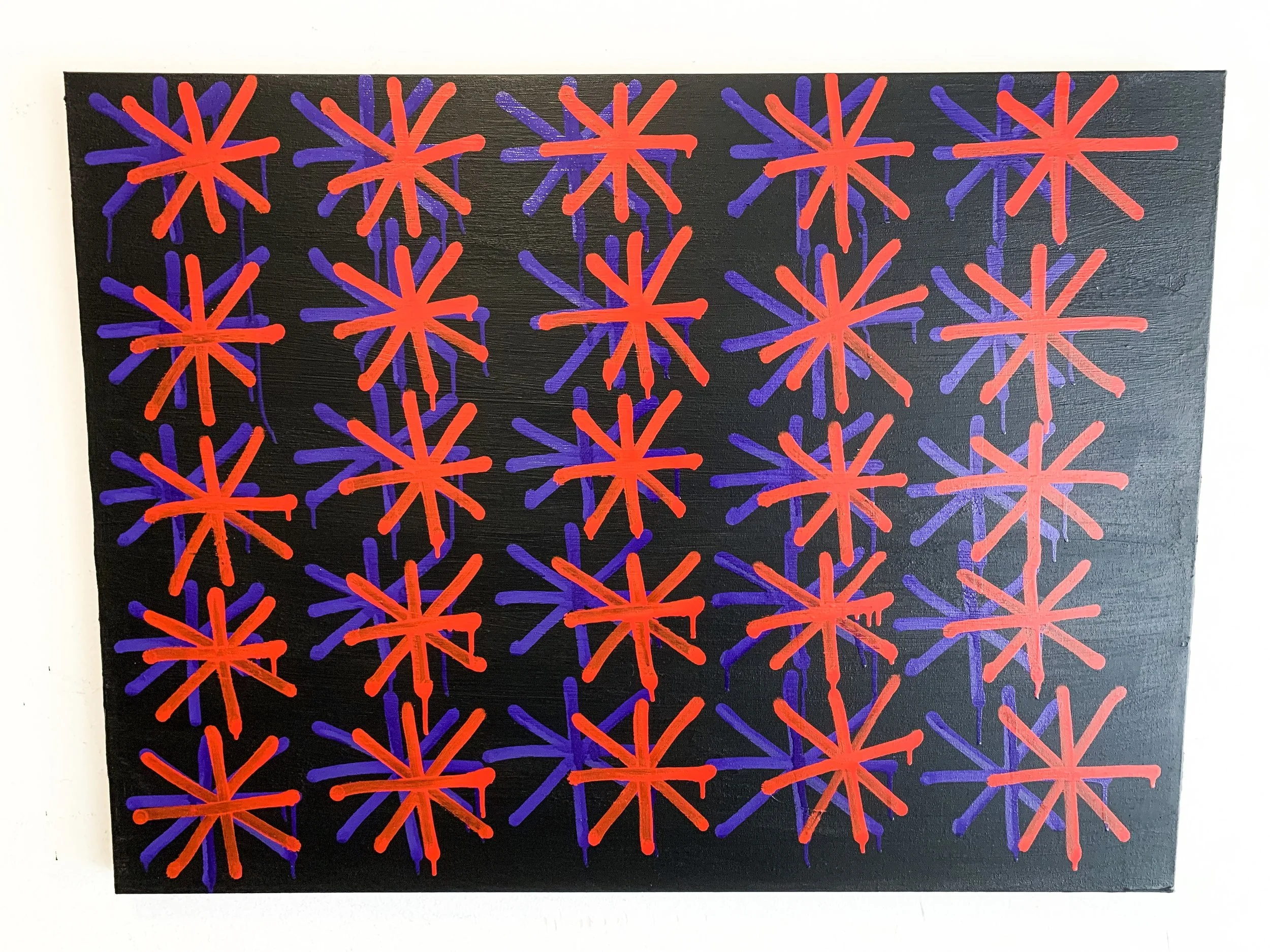 2019 - 30x40 - krink/acrylic on canvas