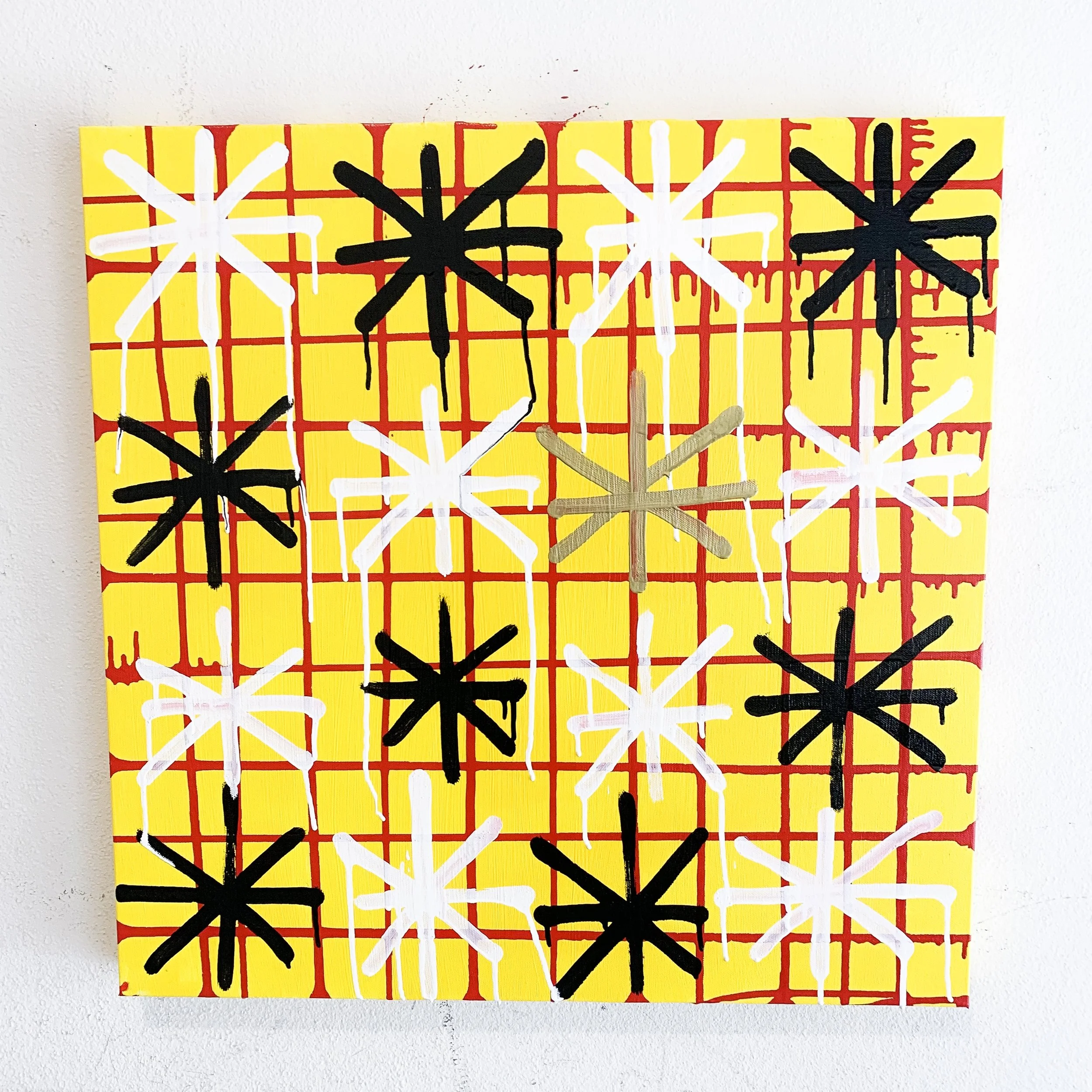 2019 - 24x24 - krink/acrylic on canvas