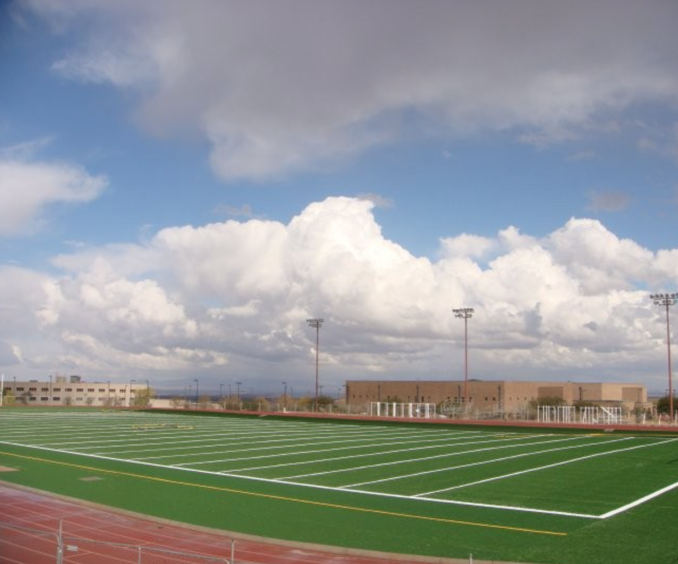  Artificial grass playfield installation 