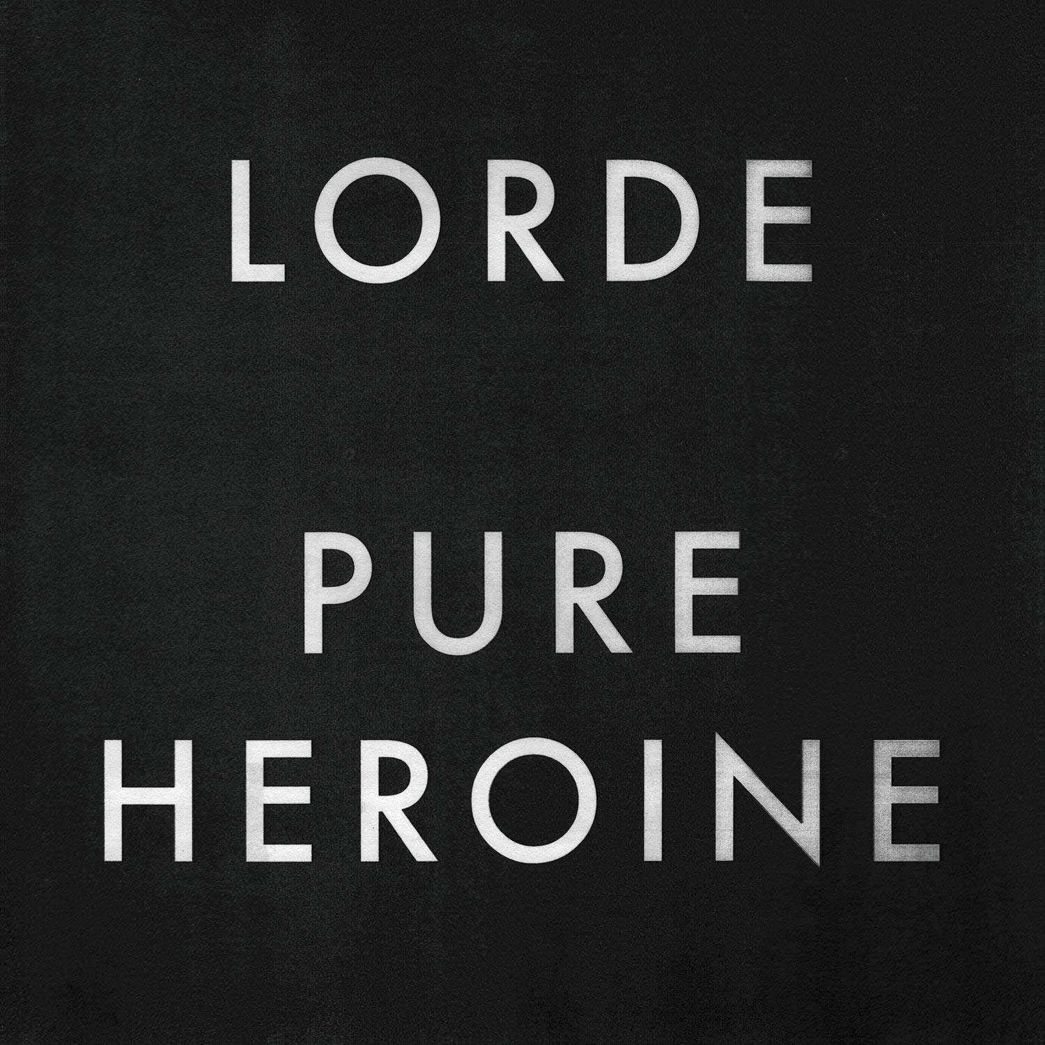  LORDE - PURE HEROINE $31 download card @ 2013 Universal Music 