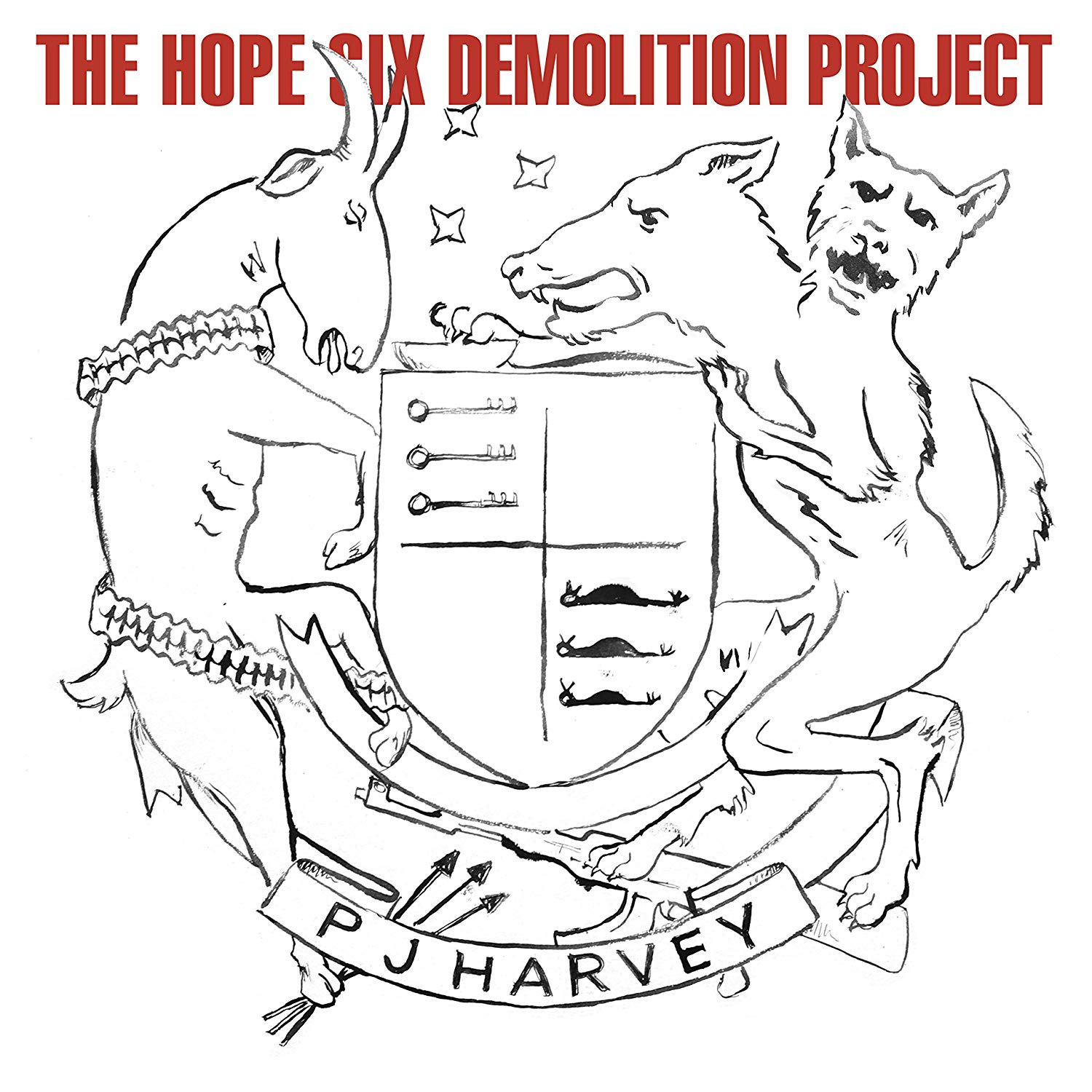  PJ HARVEY - THE HOPE SIX DEMOLITION PROJECT $26 180 gram vinyl a1 fold out poster download card @ 2016 Island Records 