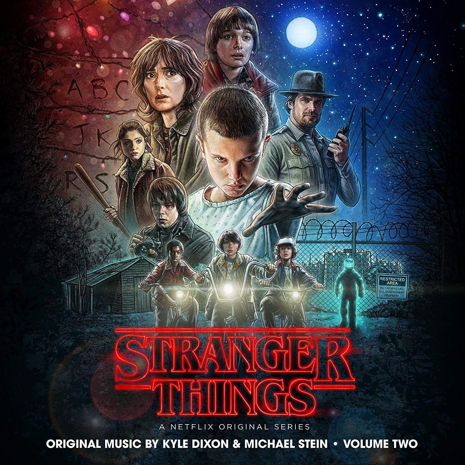  STRANGER THINGS - SEASON 1 SOUNDTRACK $35 2 x lp limited colored vinyl download code @ 2017 Lakeshore Records / Netflix 