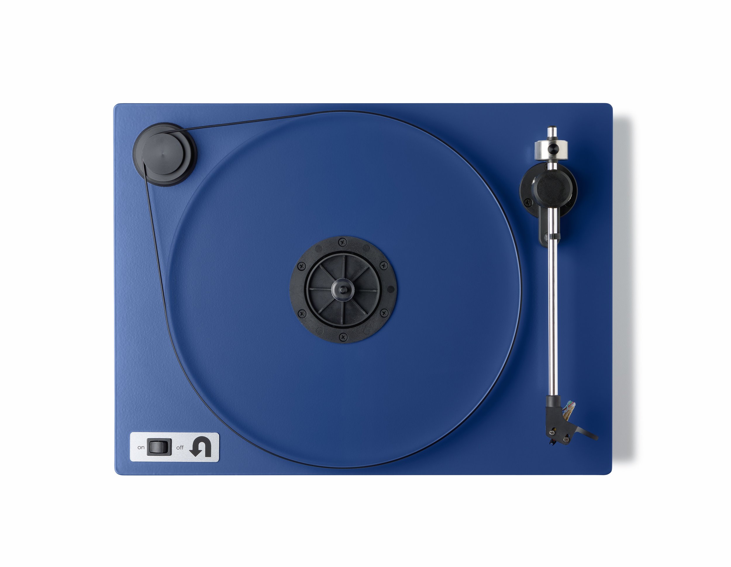  ORBIT PLUS - BLUE ACRYLIC PLATTER ORTOFON OM5E CARTRIDGE DUST COVER w/amp $359 wo/amp 309 