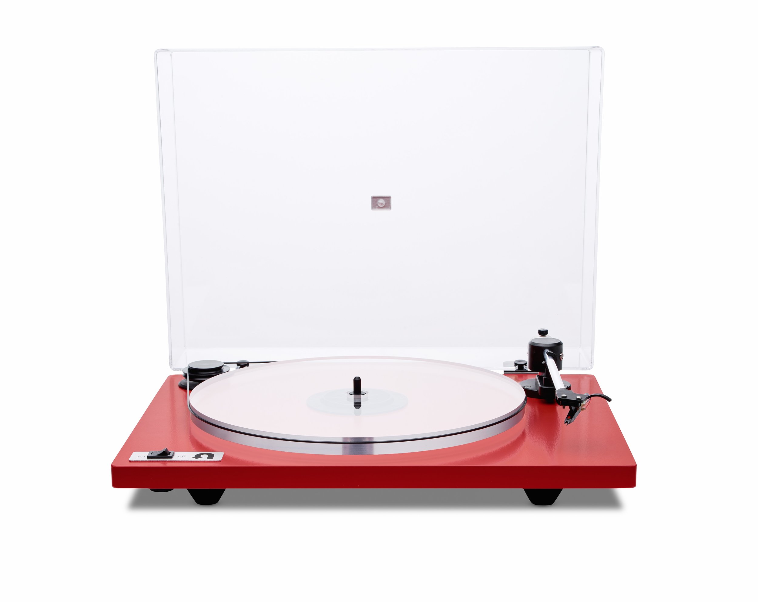  ORBIT PLUS - RED ACRYLIC PLATTER ORTOFON OM5E CARTRIDGE DUST COVER w/amp $359 w/amp $359 wo/amp 309 