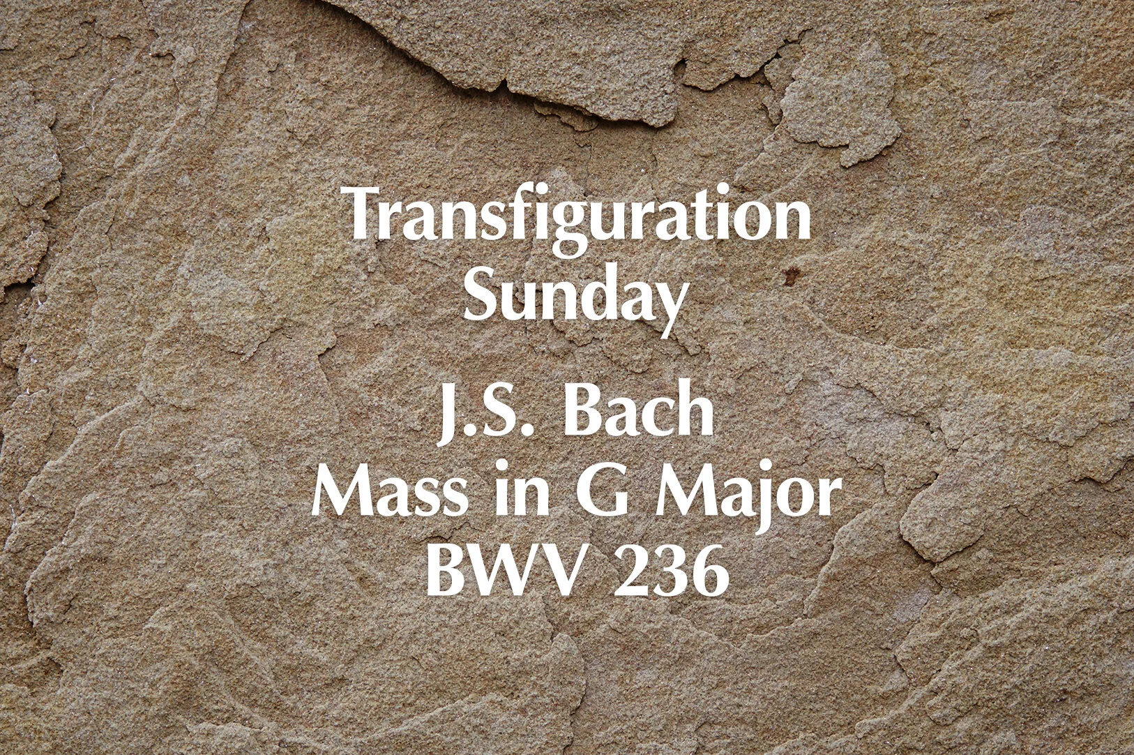 J.S. Bach: Mass in G Major BWV 236