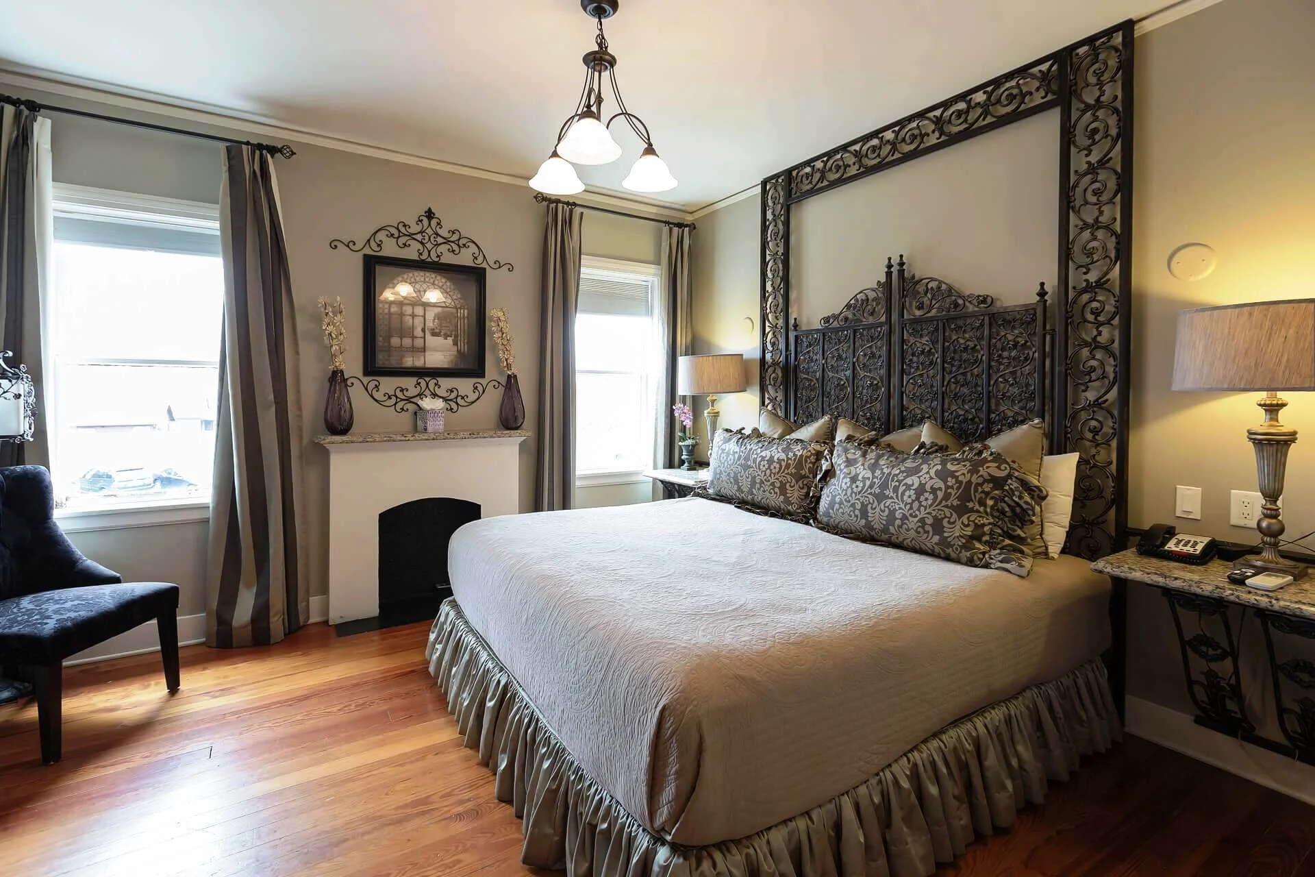 A luxury hotel stay ...