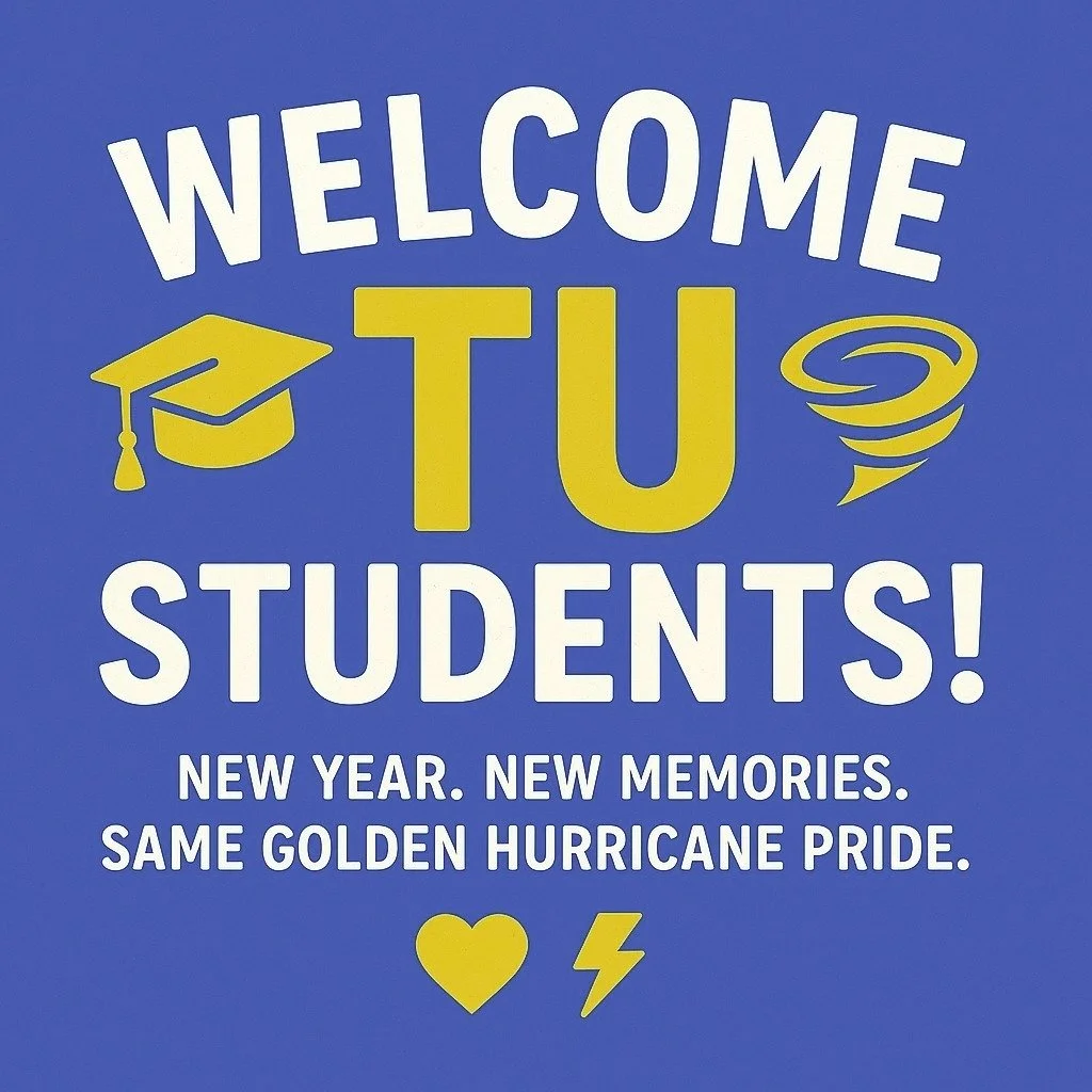 🎓✨ Welcome, University of Tulsa Students! ✨🎓

Whether you&rsquo;re stepping onto campus for the first time or returning for another amazing year&mdash;welcome to TU! 💙💛
Here at The Campbell Hotel &amp; Event Centers, we&rsquo;re proud to be right