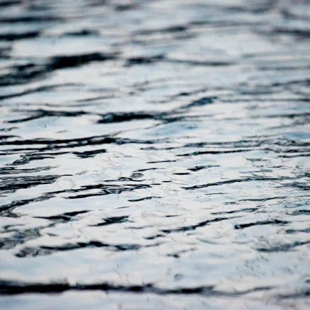 water at dusk