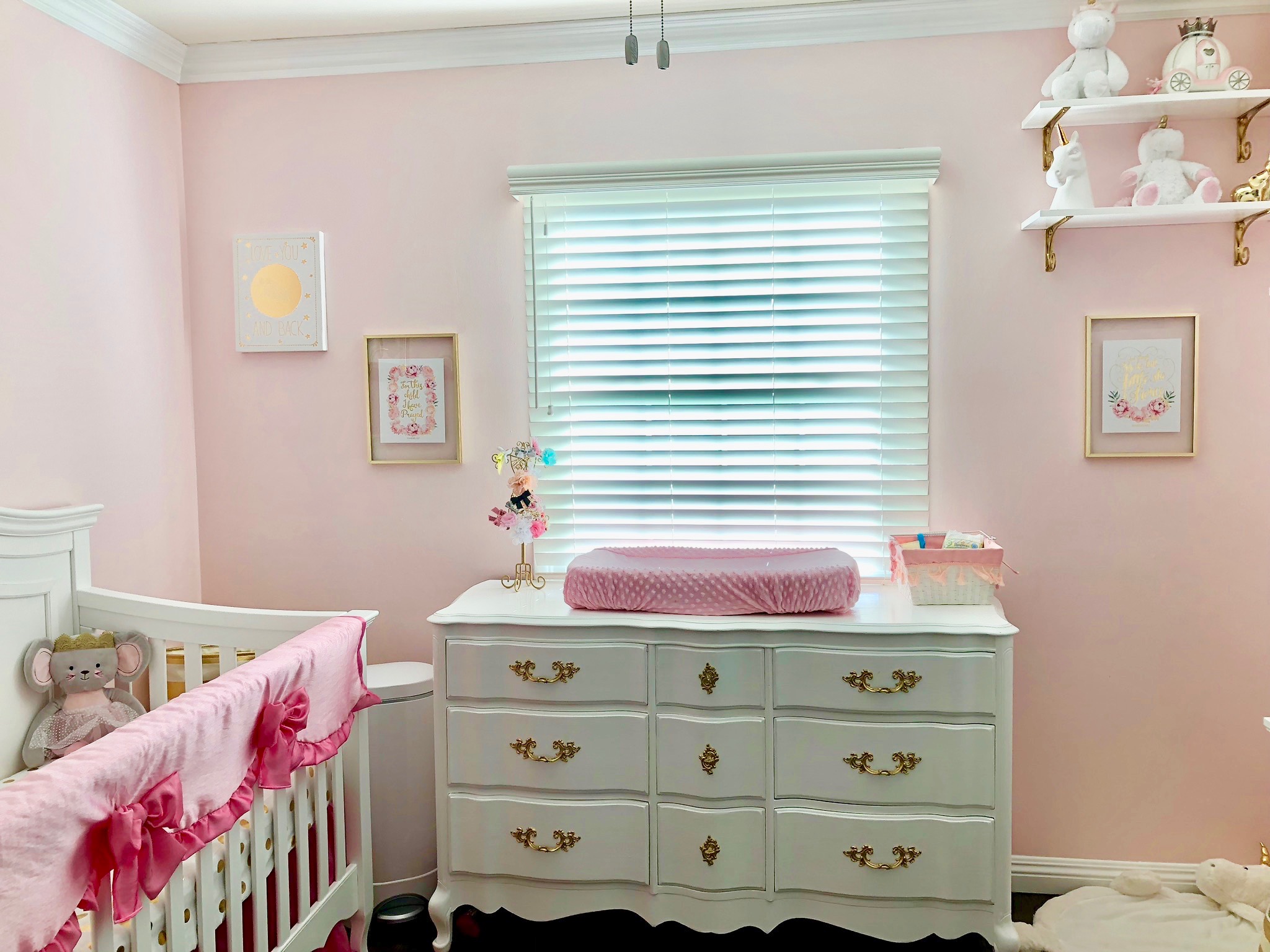 Juliet Pink Shabby Chic Filled Decorator Cushion Bedroom Nursery Decor