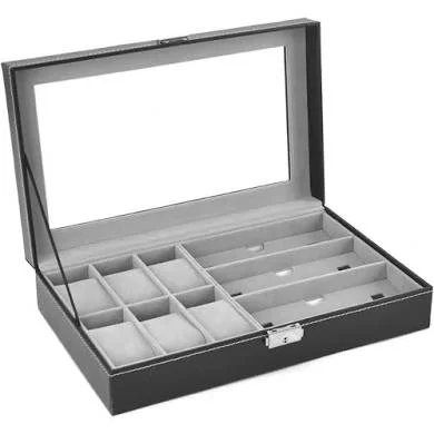 If your man has more than 1 or 2 watches, he needs a watch box! This one is cool because it has slots for sunglasses too!