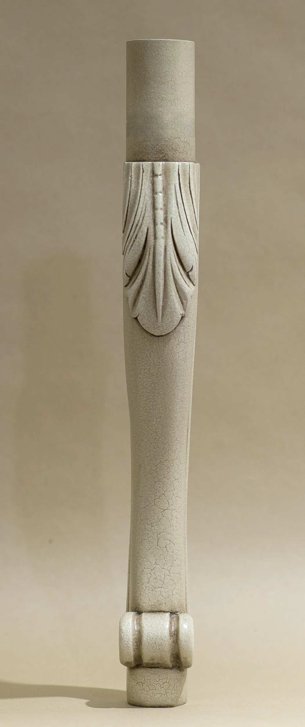 sevilla Medium-dark creamy white finish with our Chippendale-exclusive subtle crackle finish. Crackle finish is optional.