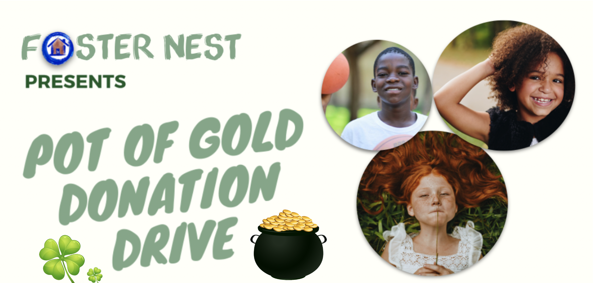 Foster Nest Pot Of Gold Donation Drive