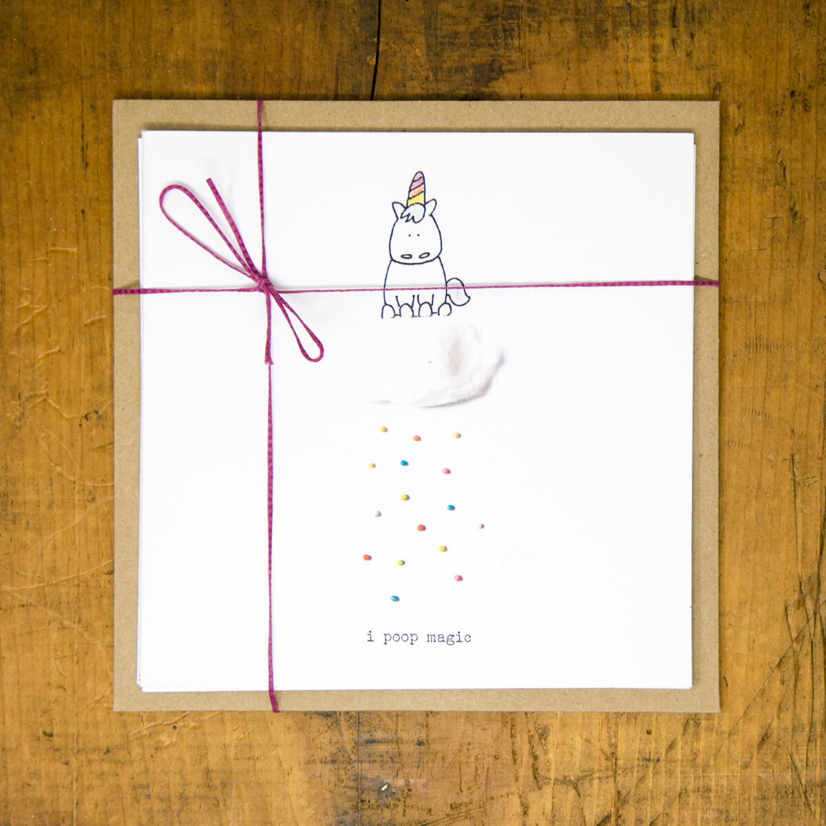 "Magic + Sprinkles" Set: 6 Greeting Cards