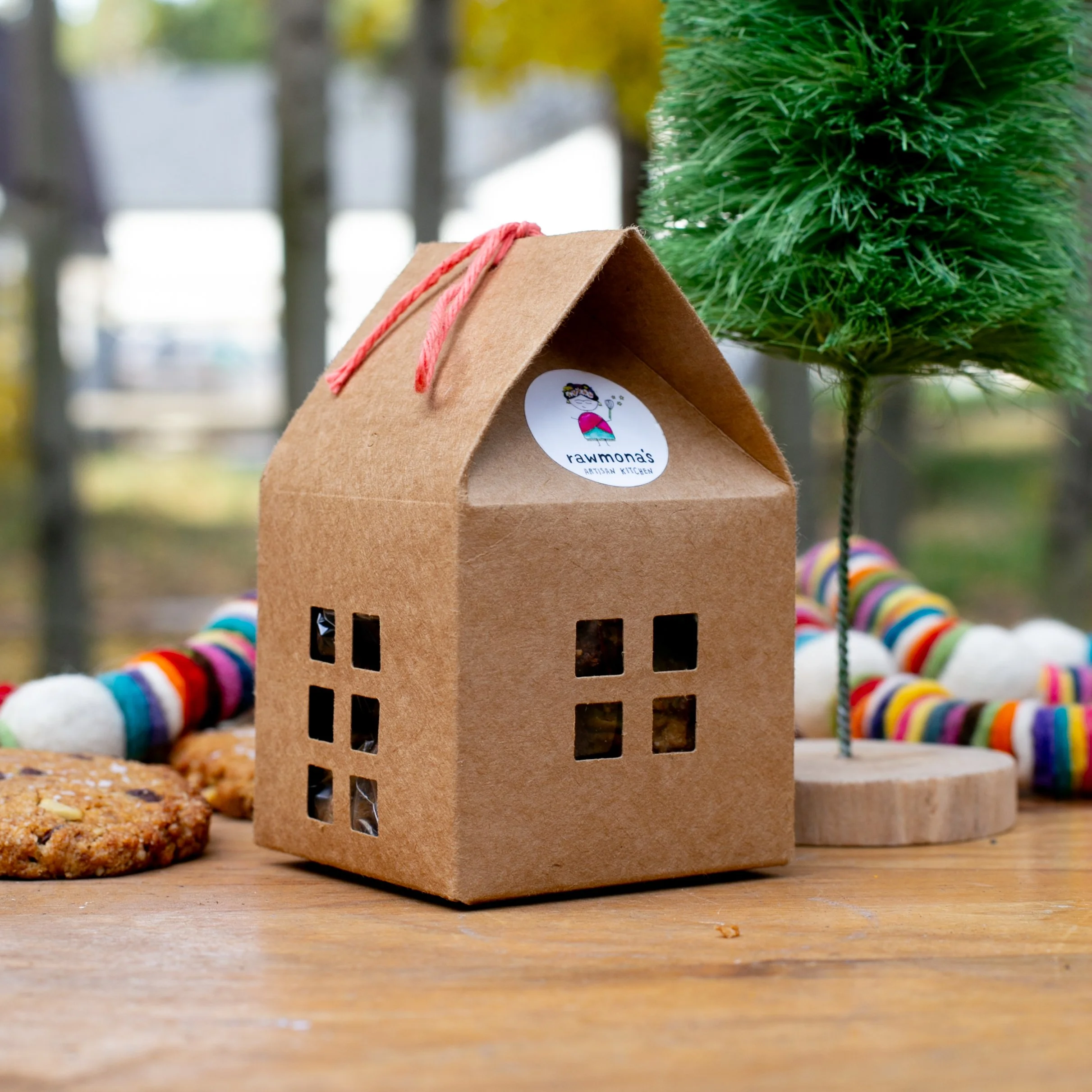 Rawmona's Holiday Cookie Cottage