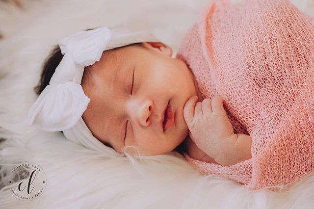 Newborn sessions are so sweet! Just like this sleepy little angel, Carina Rogue! 😍