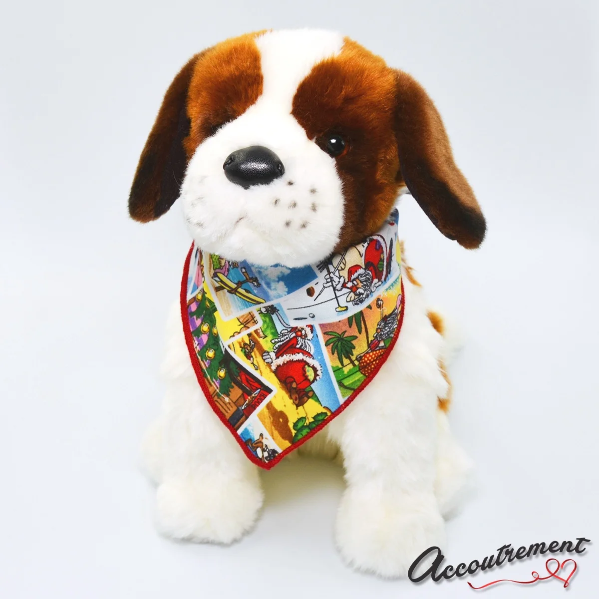 Dog bandana with Christmas print – Find many more items at https://accoutrement.store