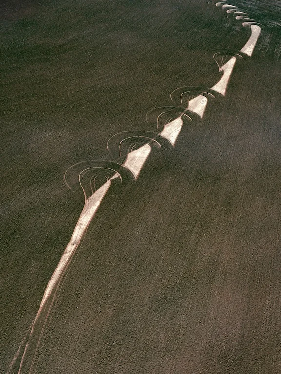 Ploughed field, wheatbelt, Western Australia, 1985.