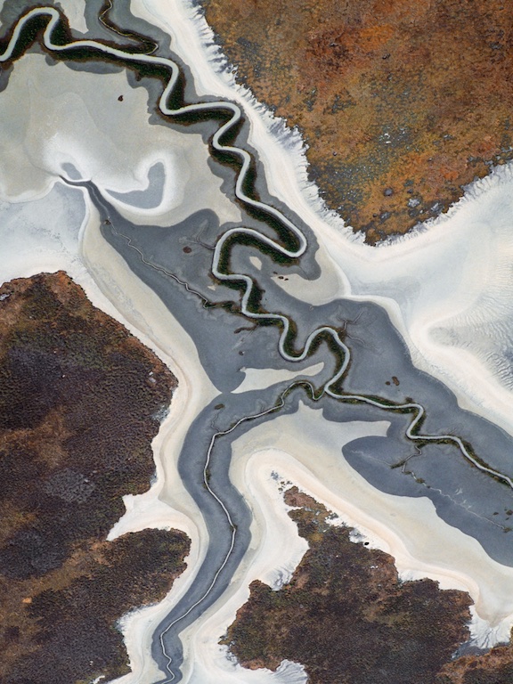 Coastal river pattern, Northern Territory, 2004.