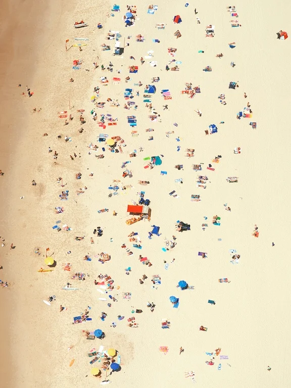 Swimmers on Bondi Beach, Sydney, New South Wales, 2006.