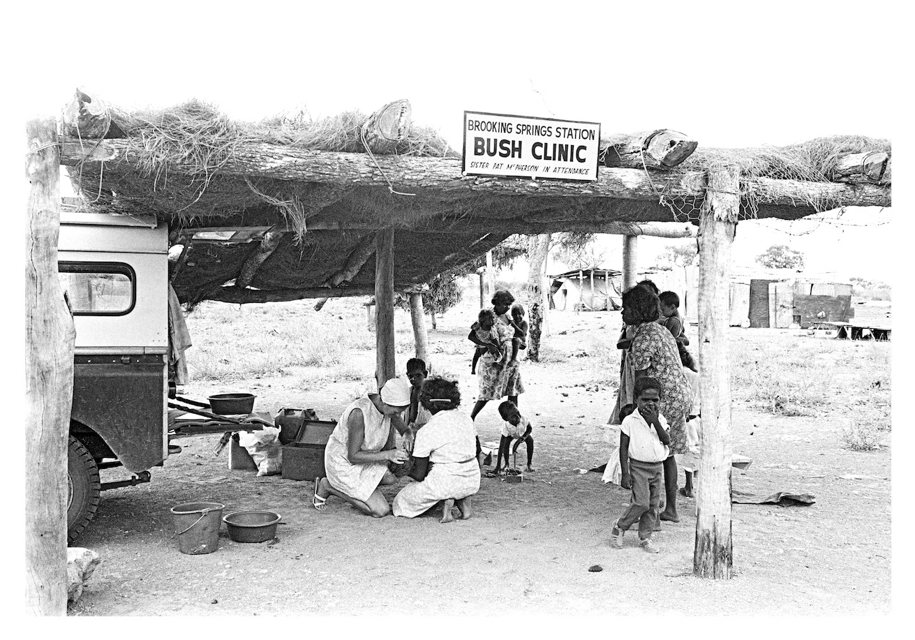 Bush Clinic at Brooking Springs Station, Kimberley WA, 1965