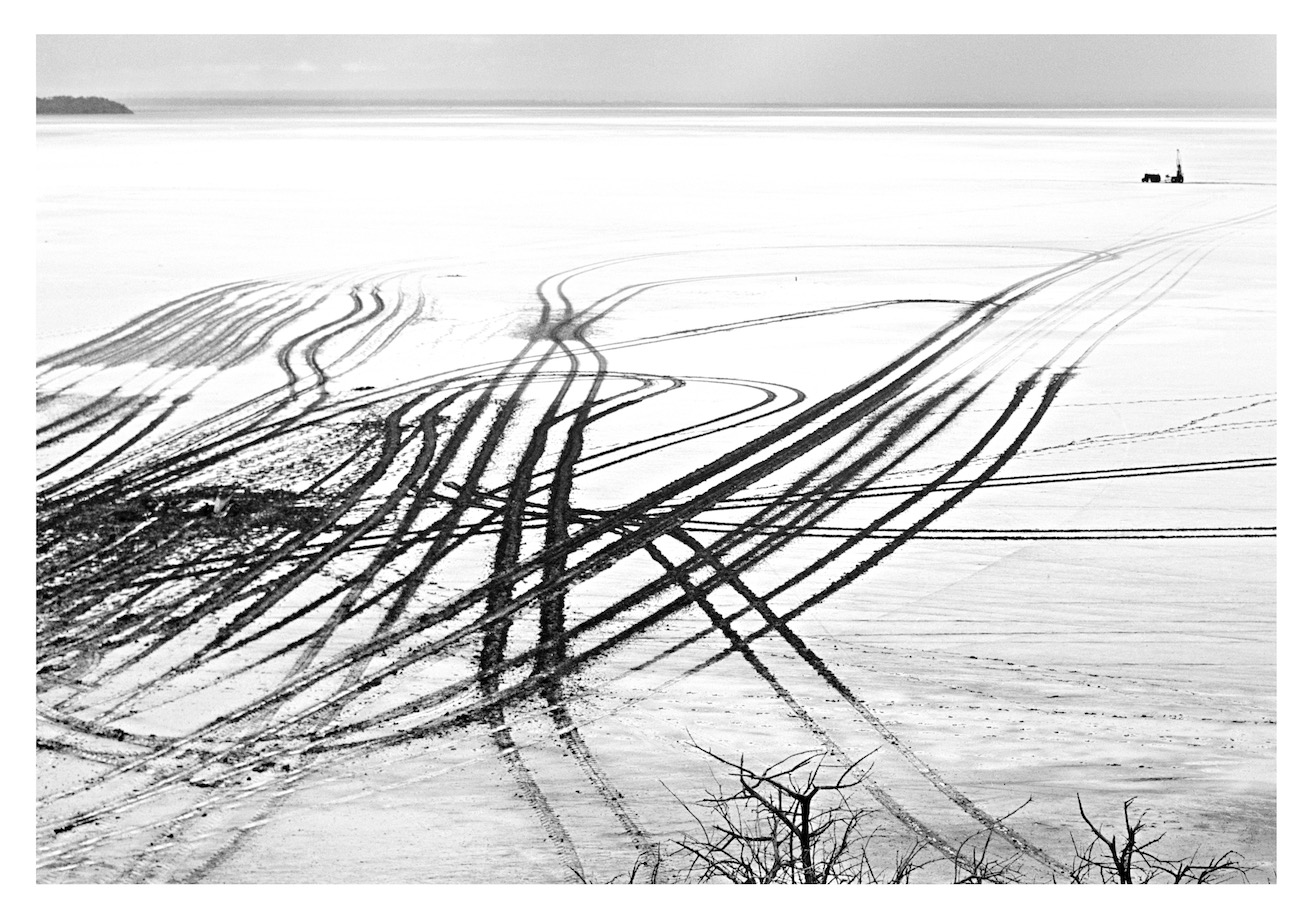 Exploration Tracks, Lake Lefroy, Kambalda WA, 1977