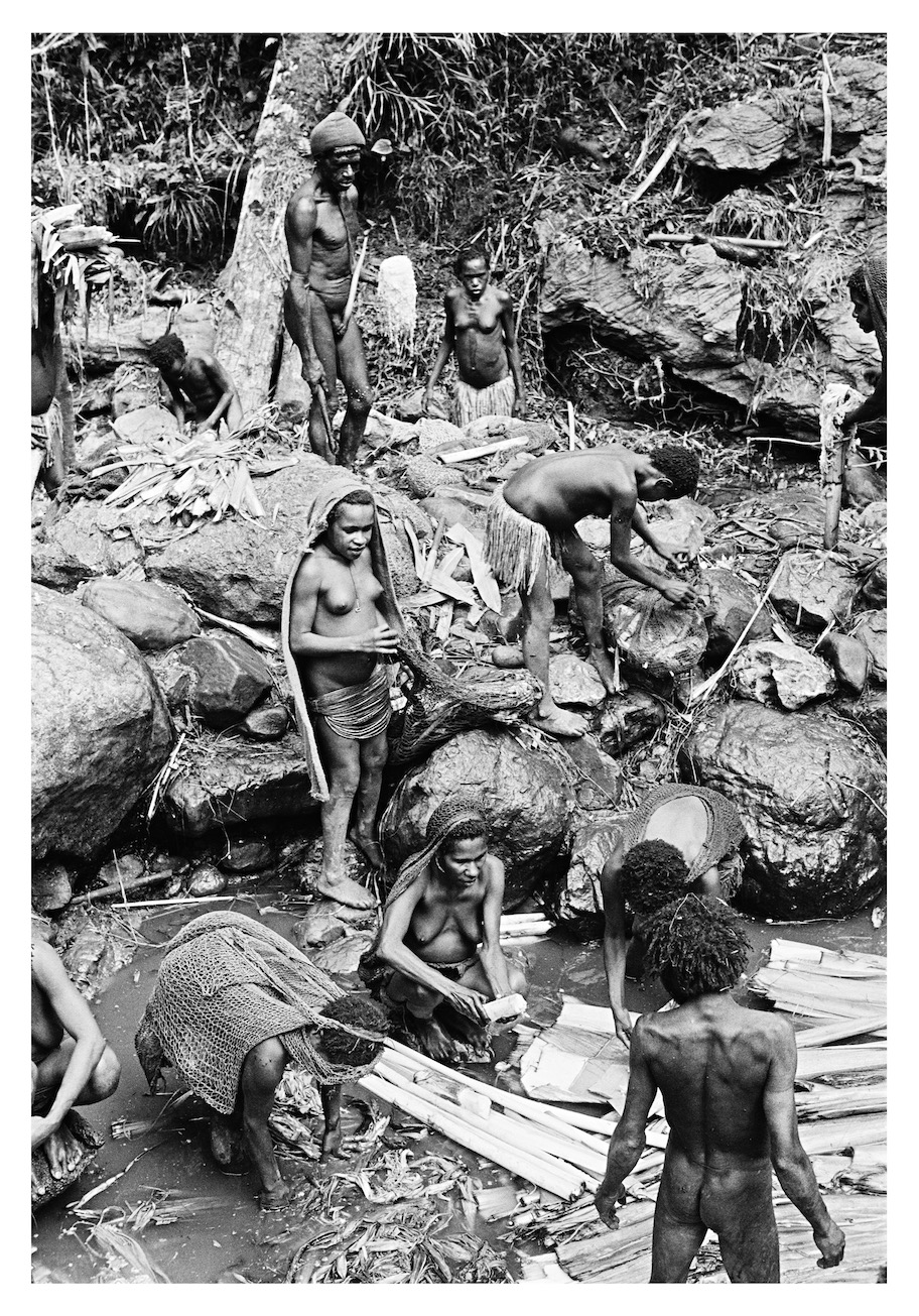 Making Salt, West Irian Jaya, Indonesia, 1971