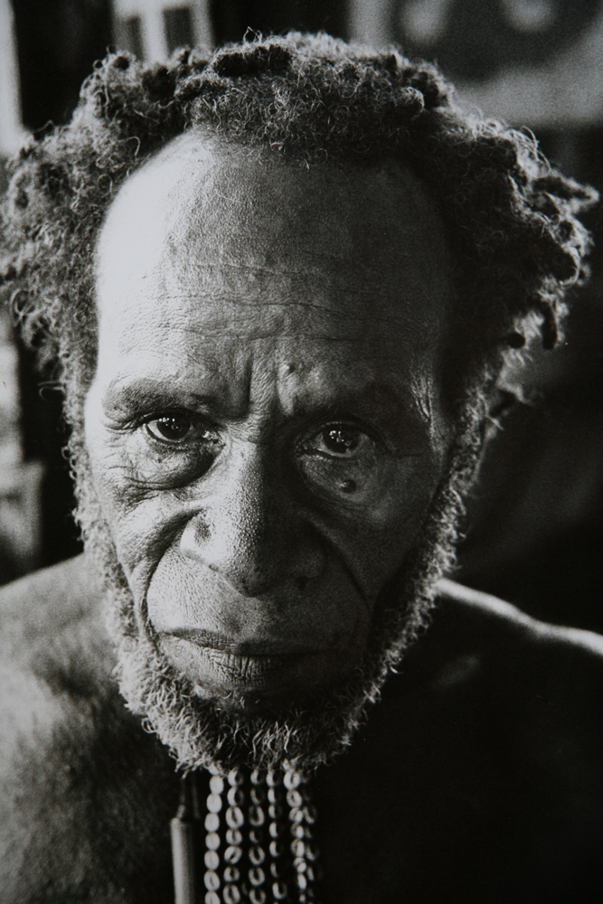 Village headsman, Baliem Valley, West Irian Jaya, Indonesia, 1971