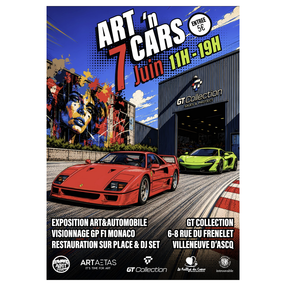 Entrée évènement Art 'n Cars - 7 juin 2026