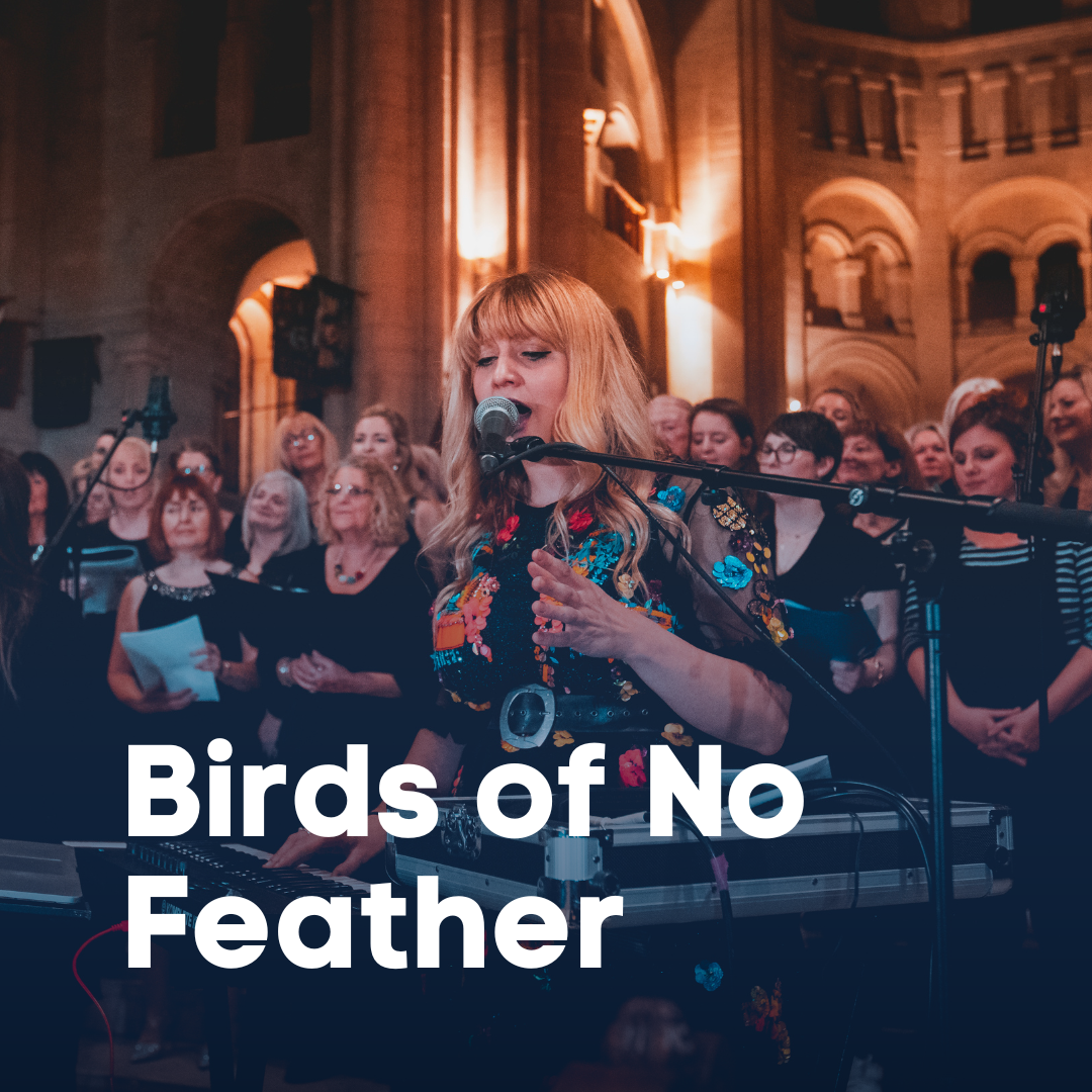   Colliding electronic music, choral voice, group movement and solo dance, the piece explores shelter- those who need it and those who guard it. Co-created by director James Riordan and Belfast based choir master, composer and performer Katie Richard