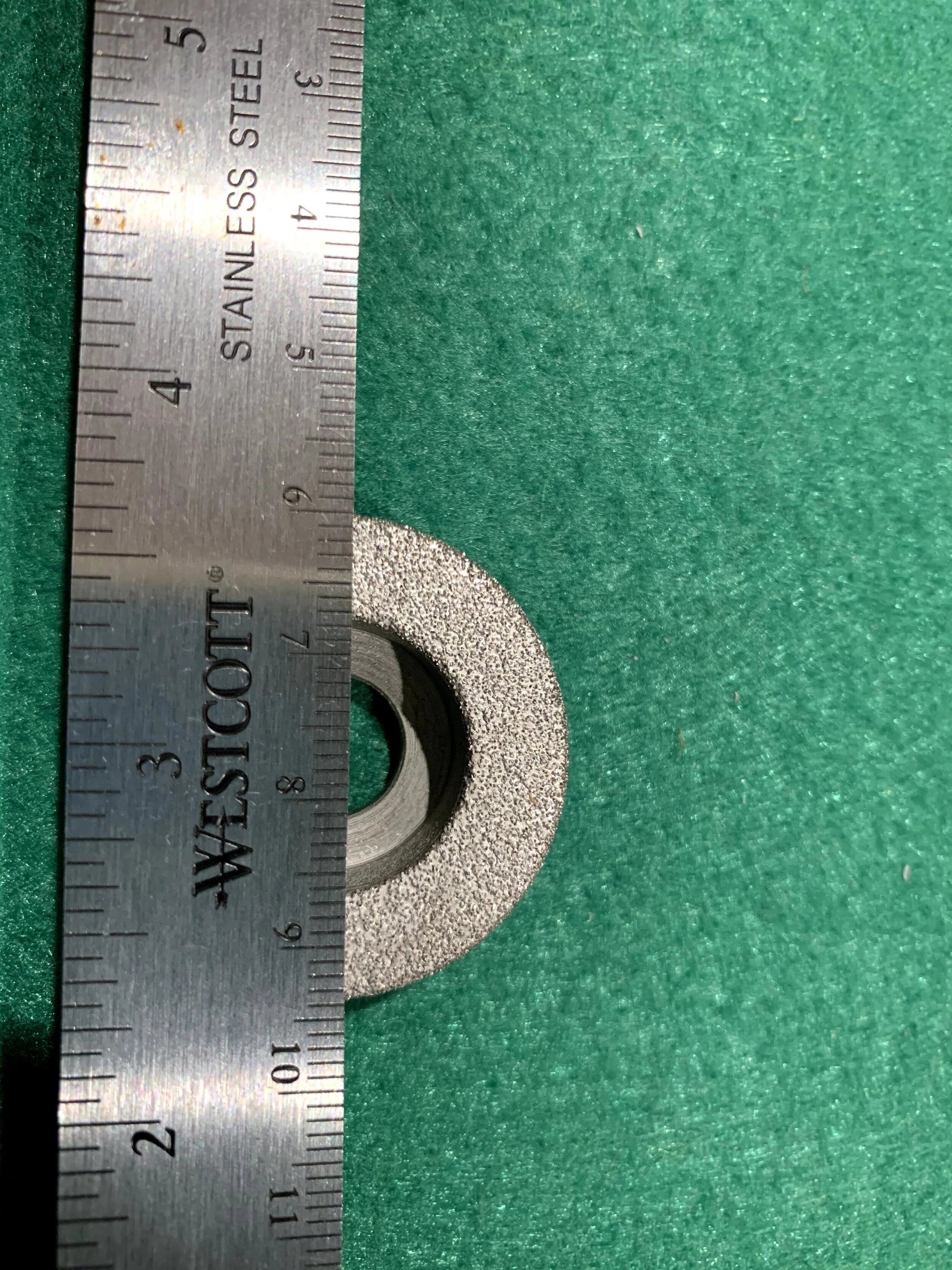 Sharpening stone - GTxL - OD measurement