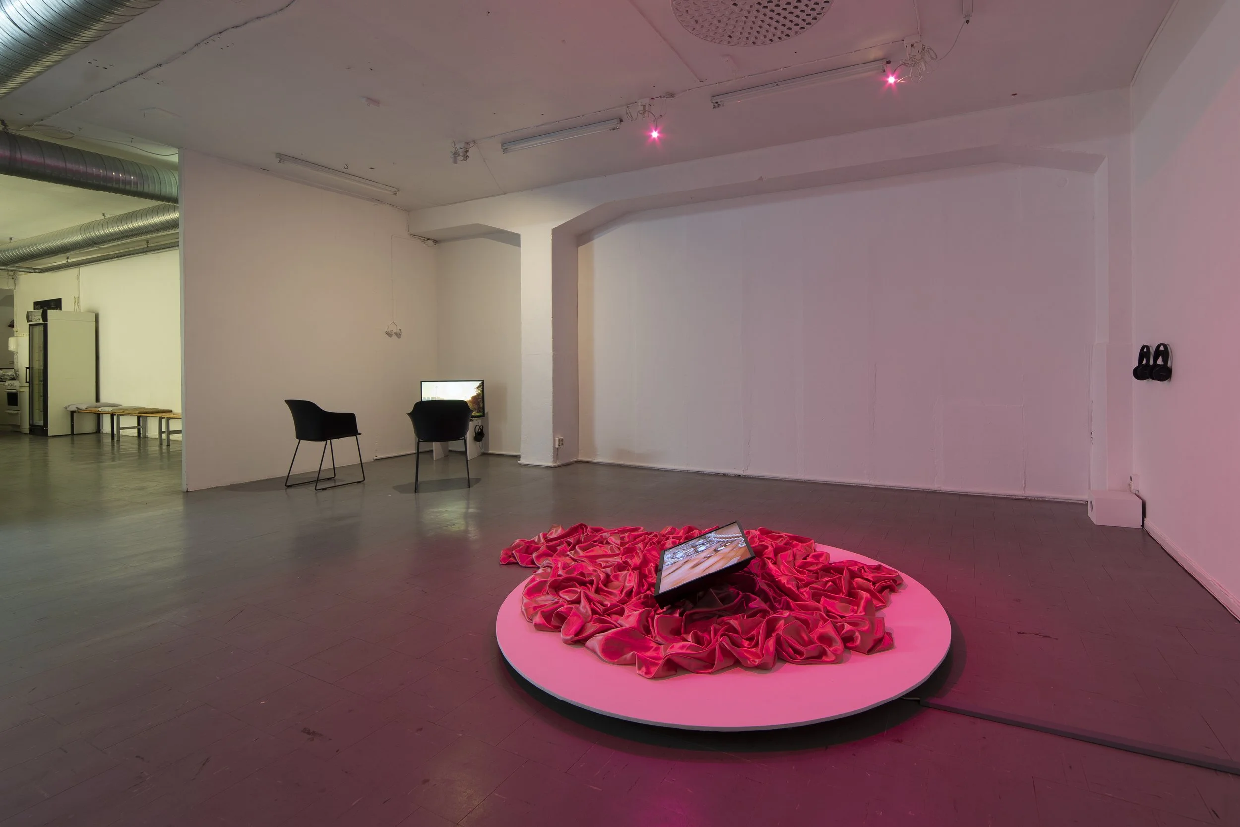Maria Kim; Rasmus Raphaëlle Östebro, Third Space Residency exhibition (2020)