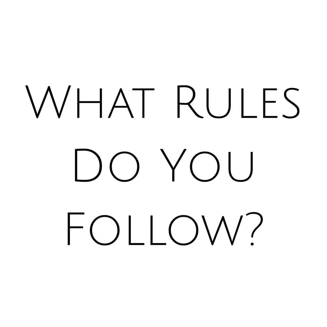 What Rules Guide Your Decisions?