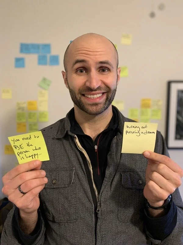 Burning out while chasing a dream