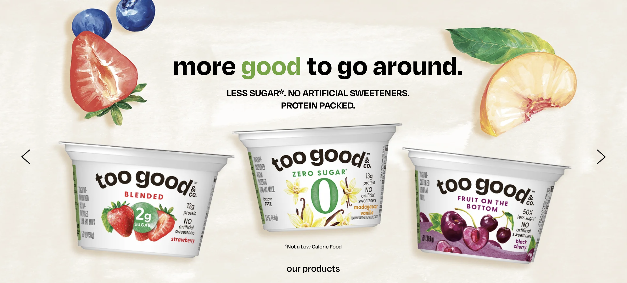'Too Good & Co Blended Range', Client: Danone