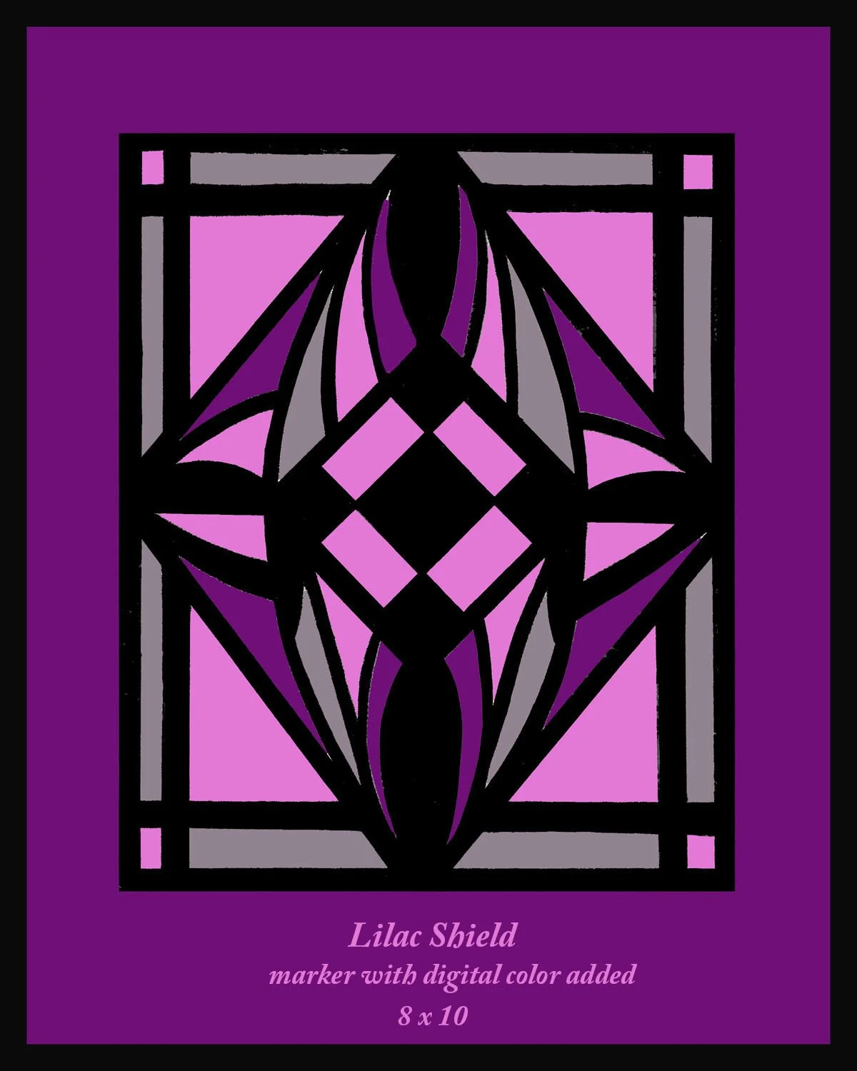 Lilac Shield marker with digital color added - 8x10.jpg