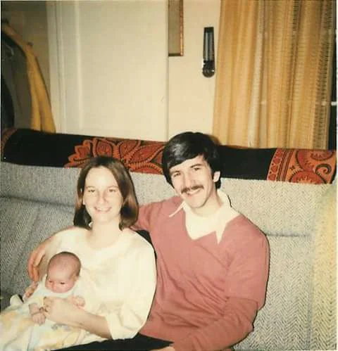 My parents with me in 1978!