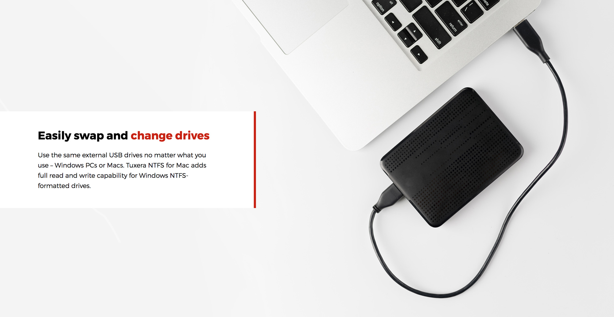 Tuxera NTFS for Mac software – B2C product page