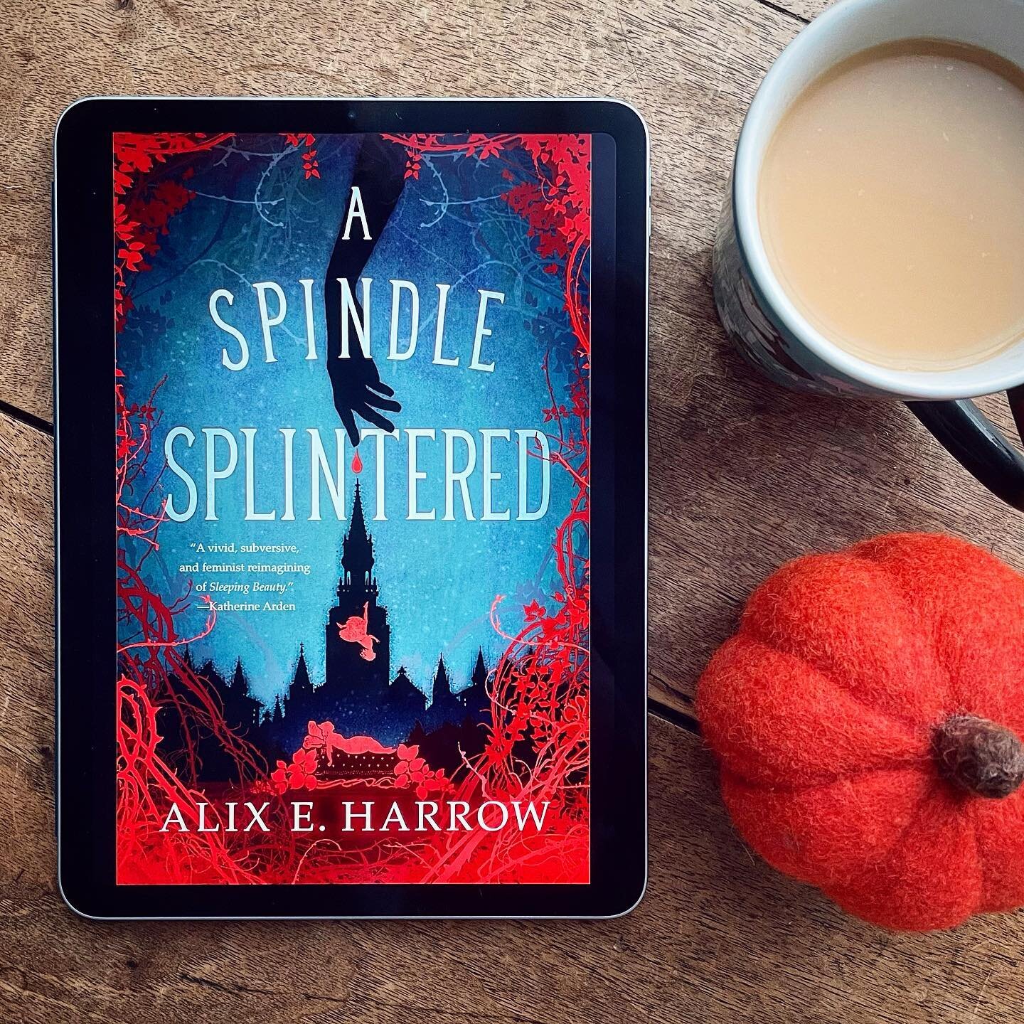 &ldquo;Romantic girls like Beauty and the Beast; vanilla girls like Cinderella; goth girls like Snow White. Only dying girls like Sleeping Beauty.&rdquo; 
.
I recently read Alix E. Harrow&rsquo;s novella &lsquo;A Spindle Splintered&rsquo; as prep wor