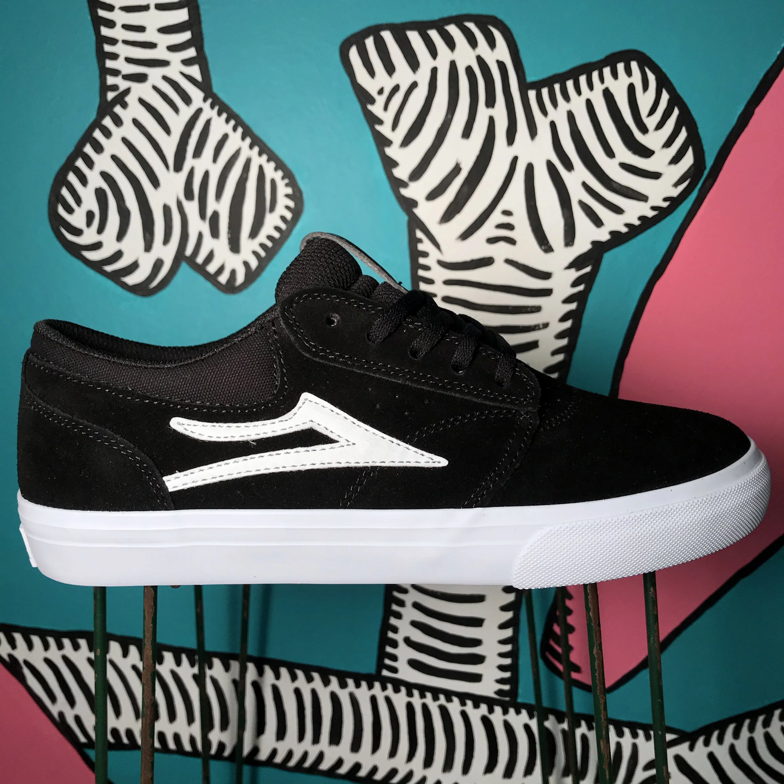 LAKAI GRIFFIN BLACK SUEDE — OLYMPIA