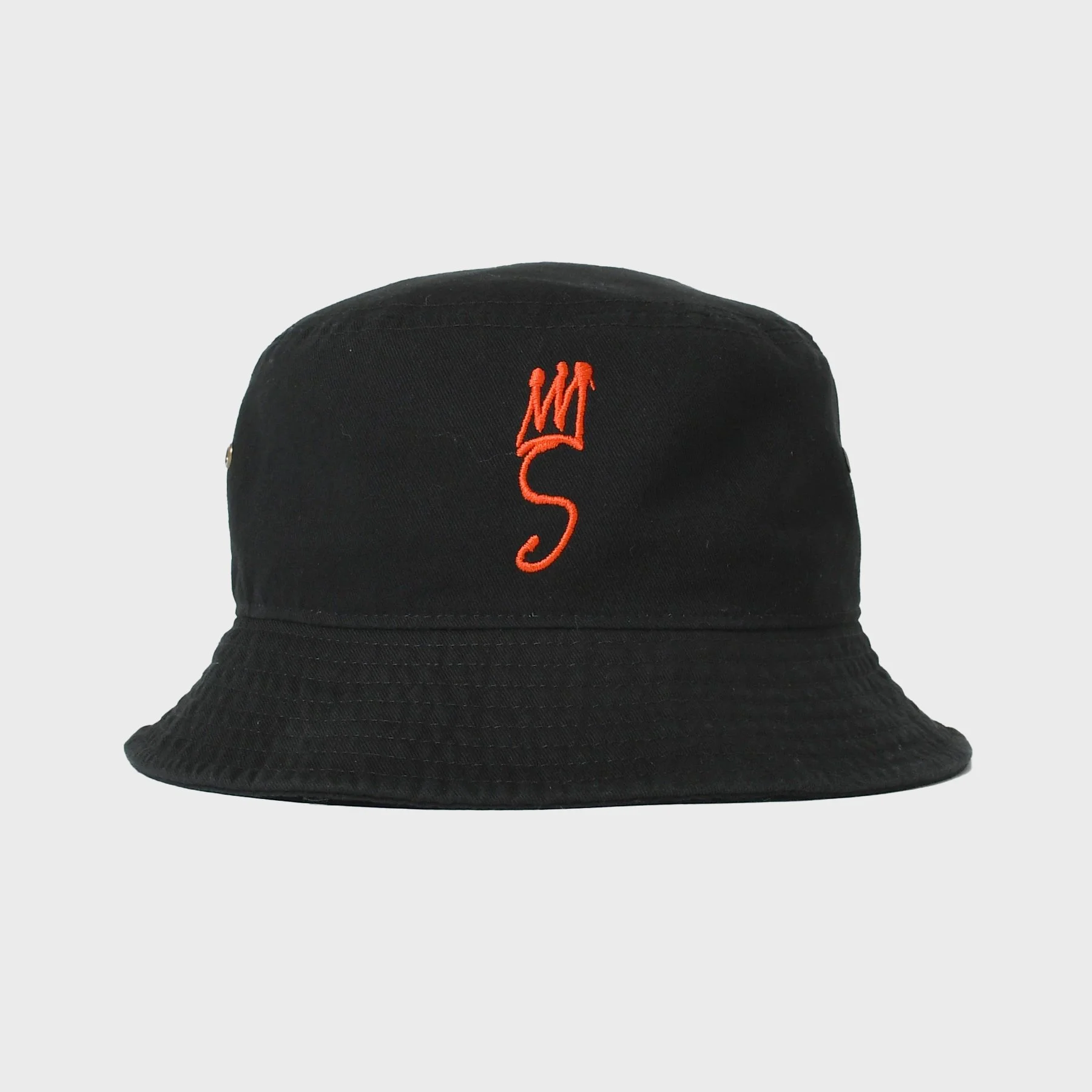 SINNERS S CROWN BUCKET HAT BLACK 