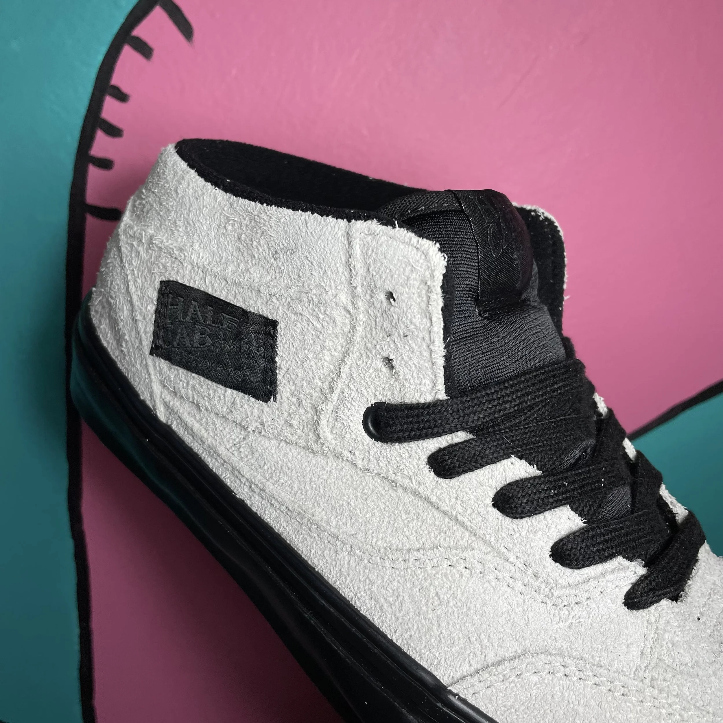 VANS SKATE HALF CAB MARSHMALLOW/BLACK 