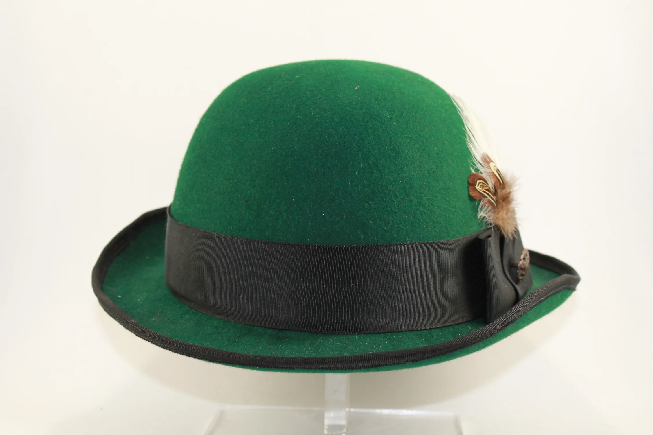 Green Bowler Hat