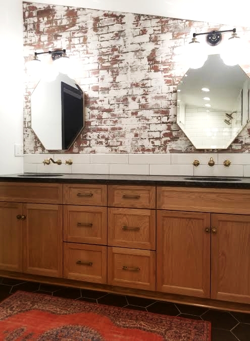 DIY: Faux Brick Wall 