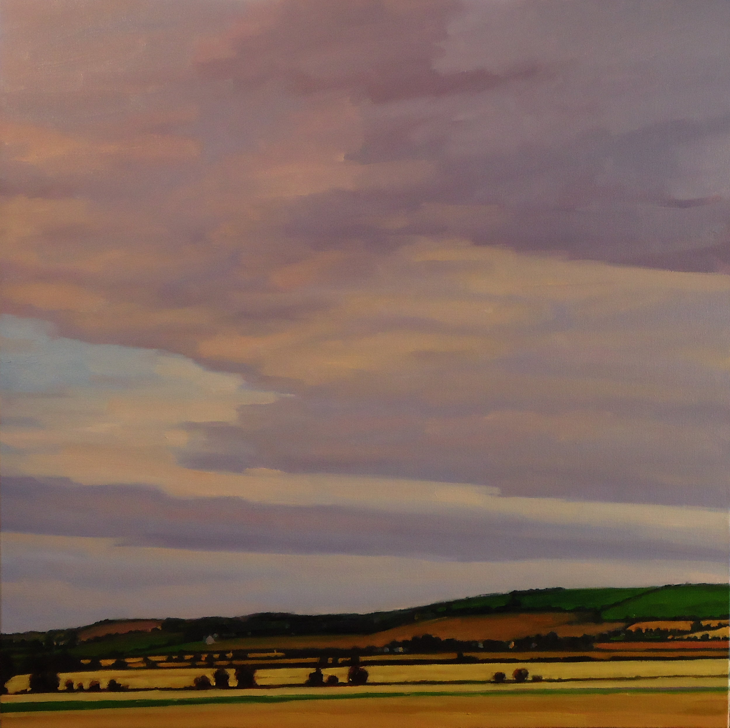 "Yellow Fields, Lavender Sky" 2
