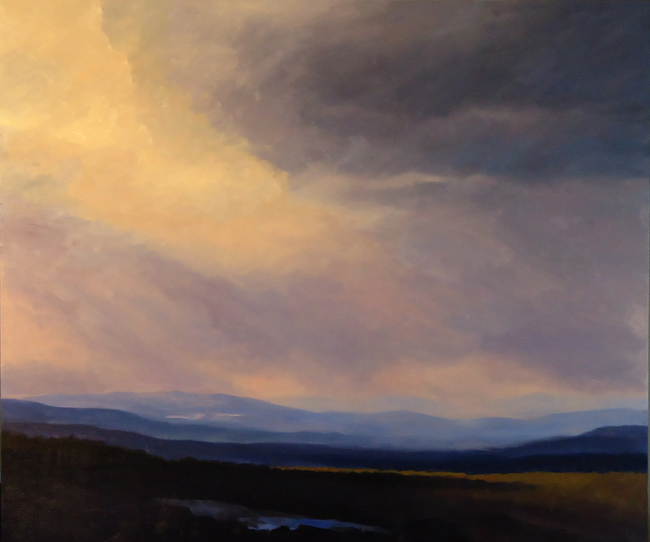 "View from Brown Hill, Bow" 2