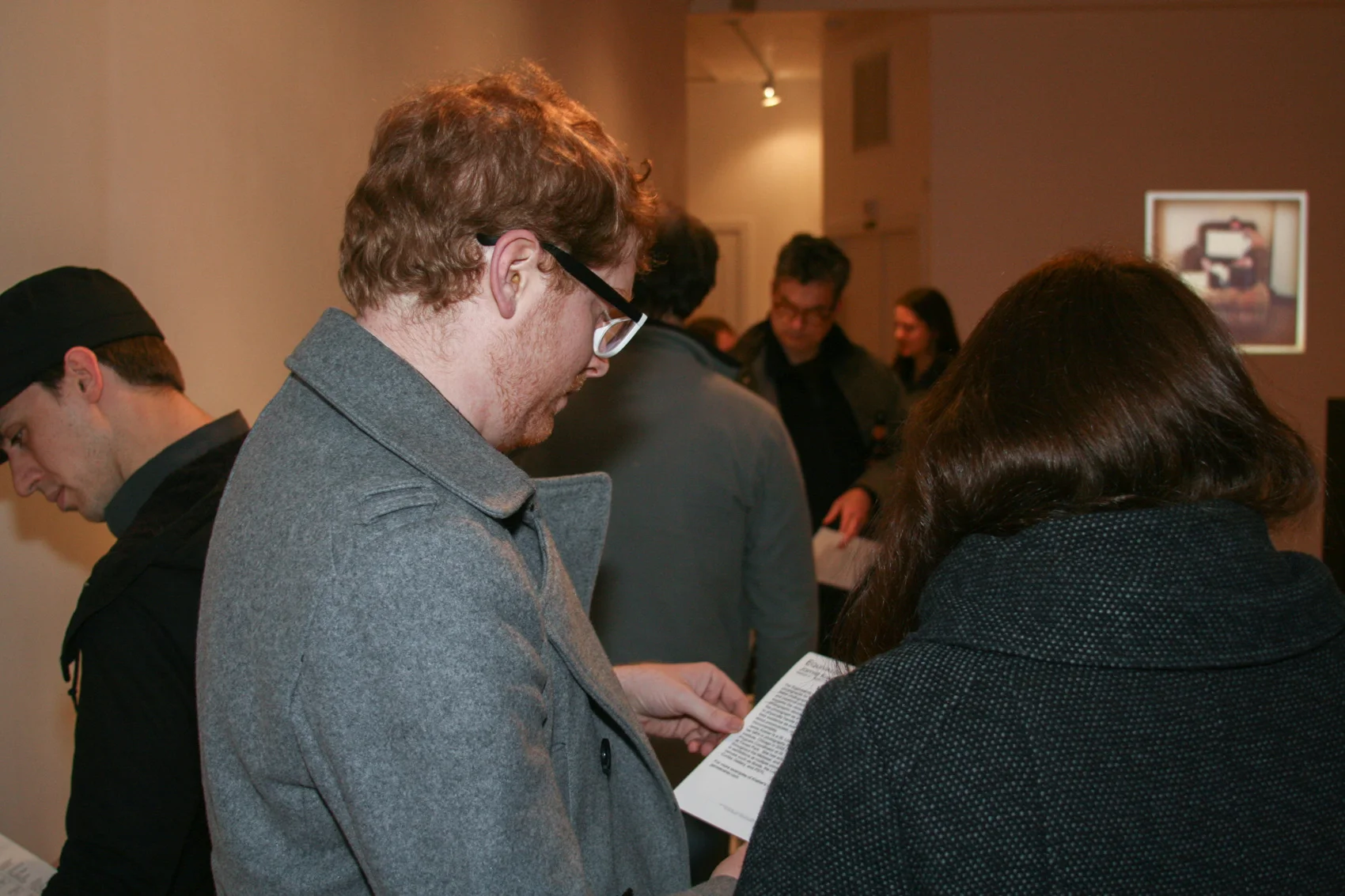 Opening reception for Equivalents , Good Citizen Gallery, 2012 (Photo by Andrew James)