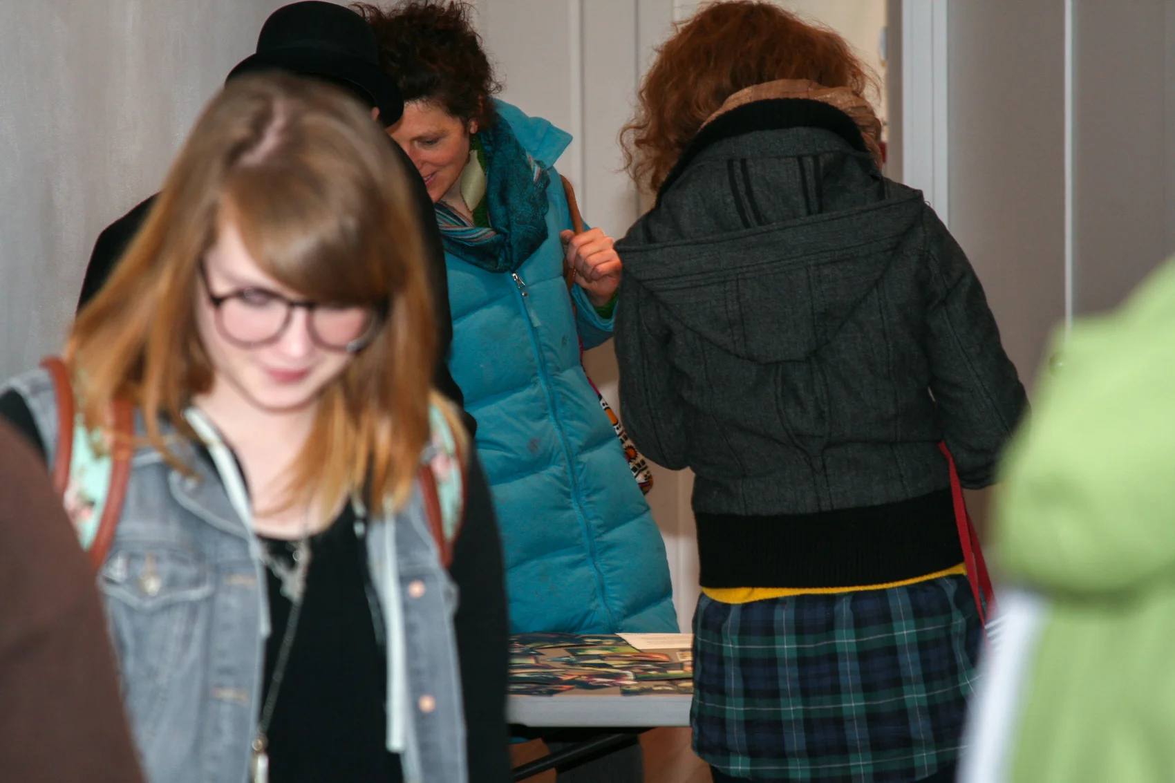 Opening reception for Equivalents , Good Citizen Gallery, 2012 (Photo by Andrew James)